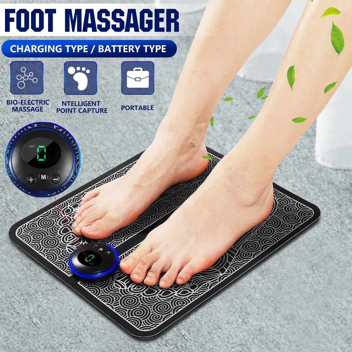 Electric Foot Massager Mat